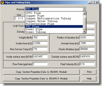 Pipe and Tubing Data
